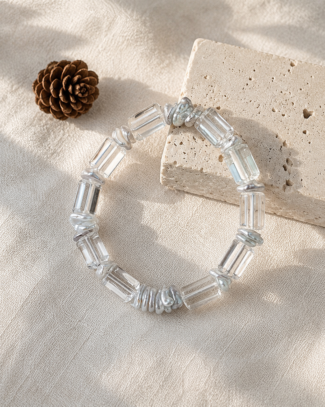 Céleste Pearl Bracelet