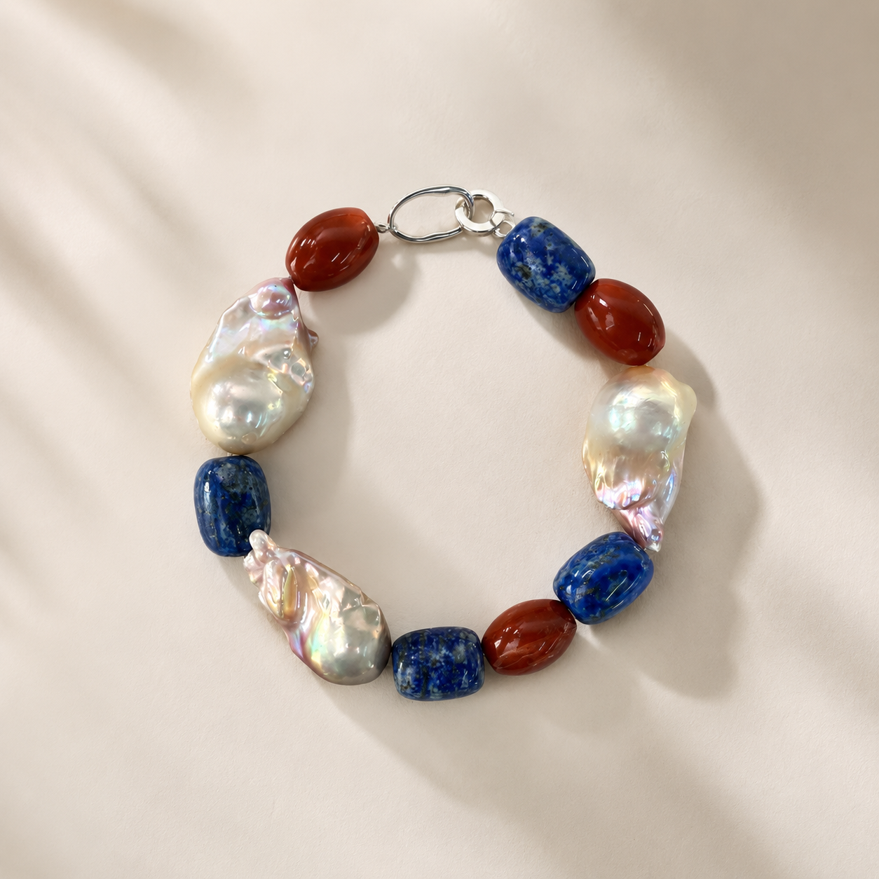 Azura Rouge Pearl Bracelet