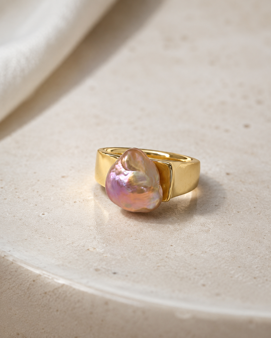 Aurelia Baroque Pearl Ring