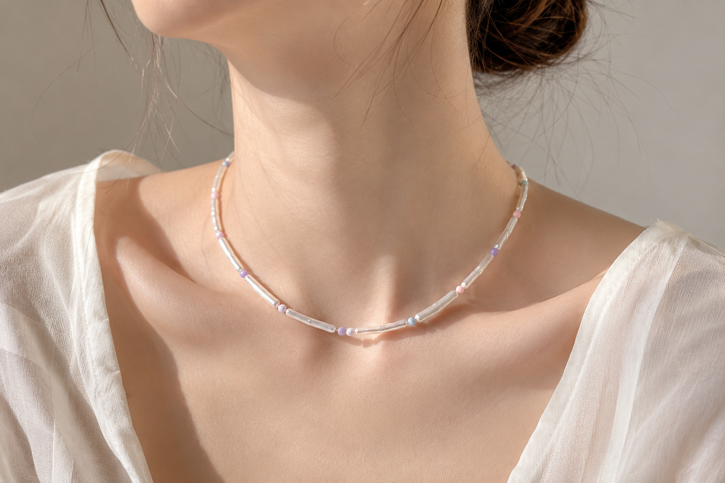 Opaline Pearl Necklace