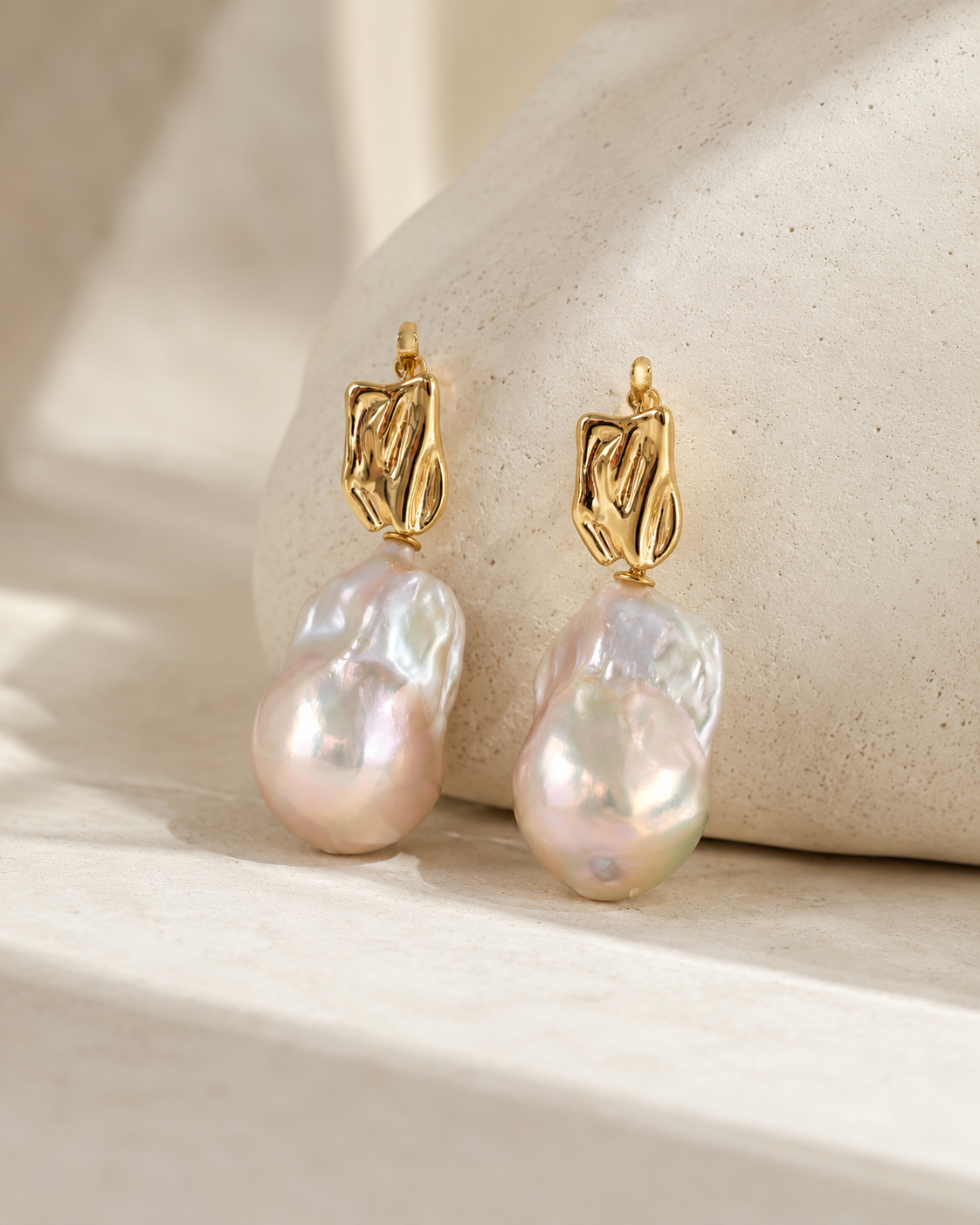 Ophelia Baroque Pearl Earrings