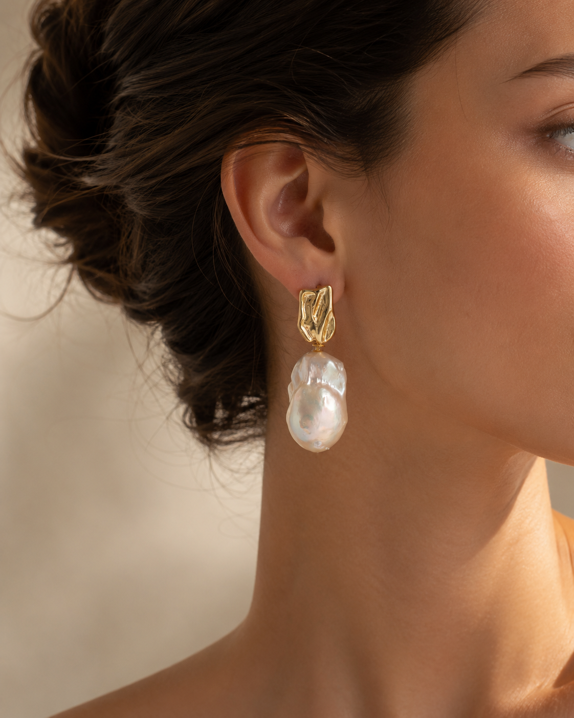 Ophelia Baroque Pearl Earrings