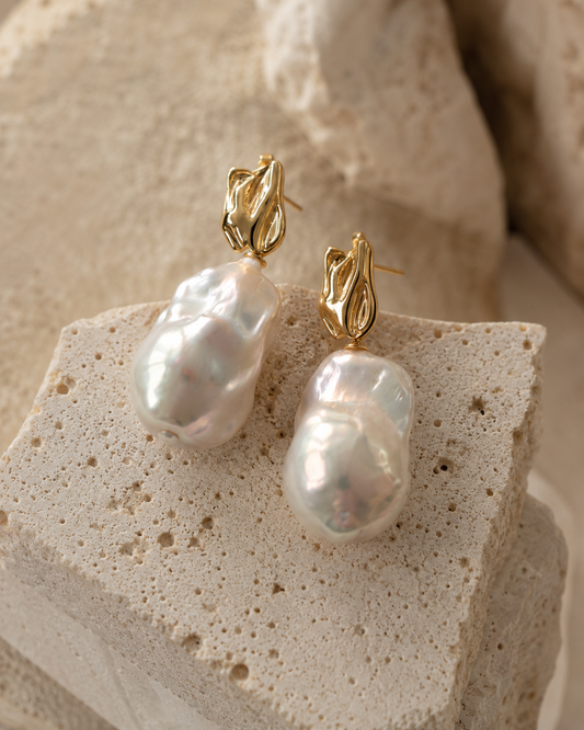 Ophelia Baroque Pearl Earrings