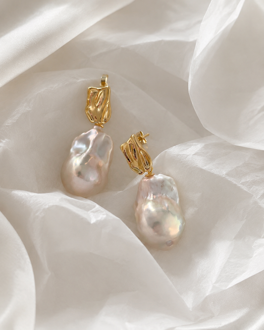 Ophelia Baroque Pearl Earrings