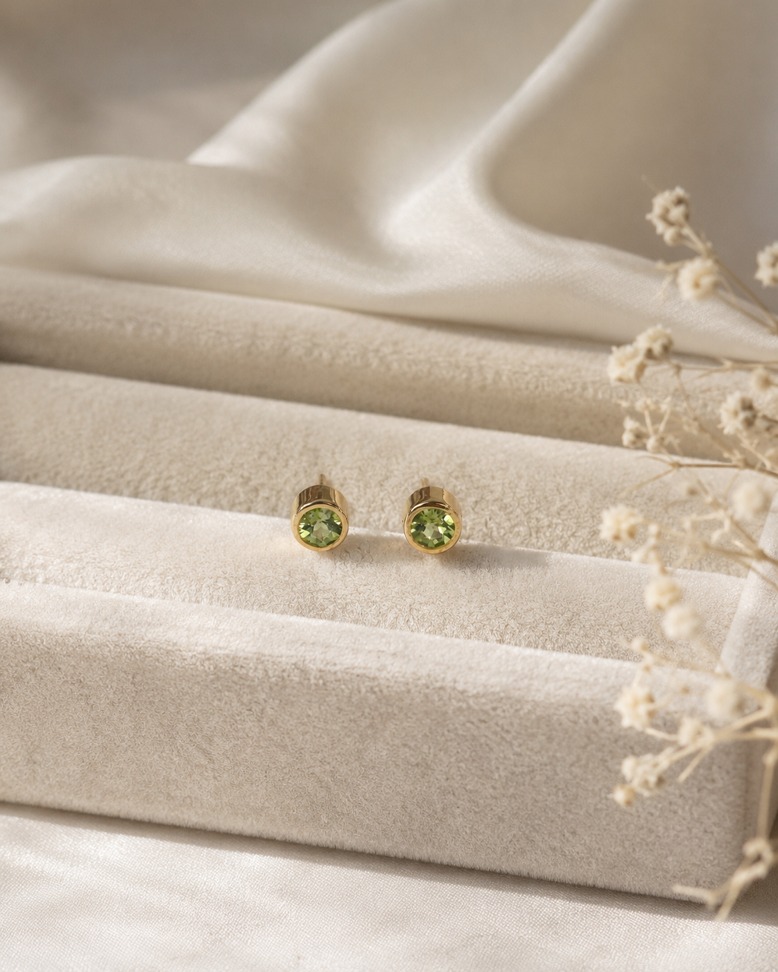 Olivia Peridot Studs