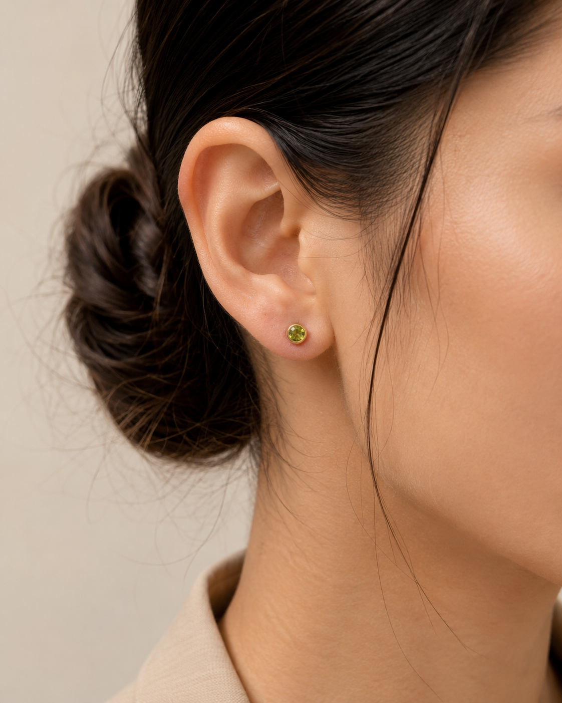 Olivia Peridot Studs