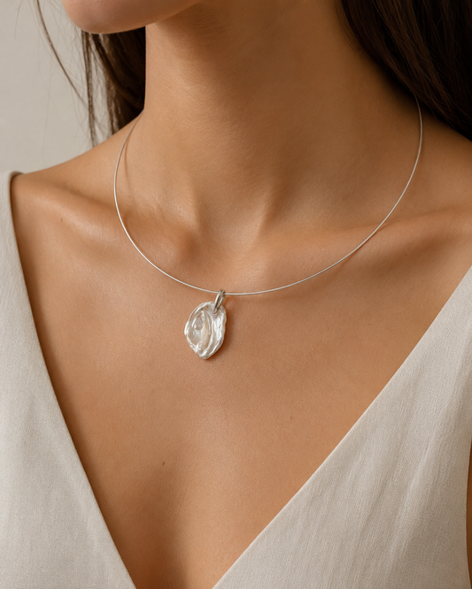 Selene Pearl Collar Necklace