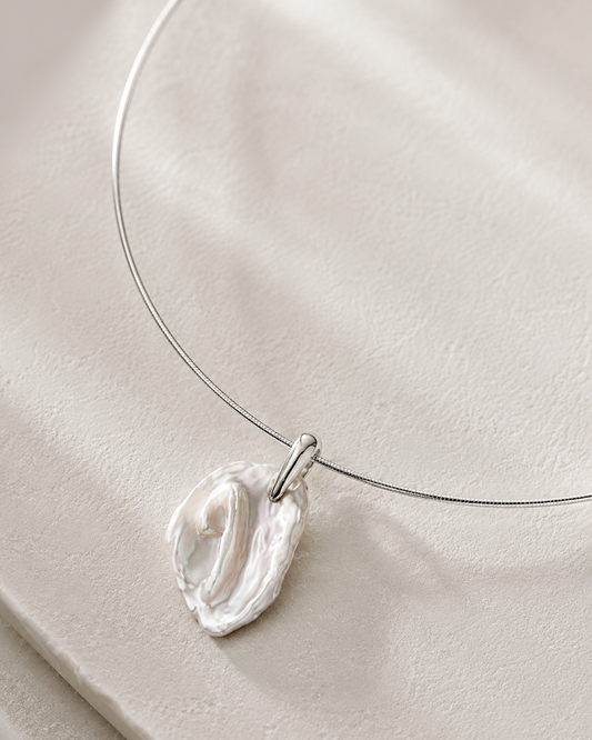 Selene Pearl Collar Necklace
