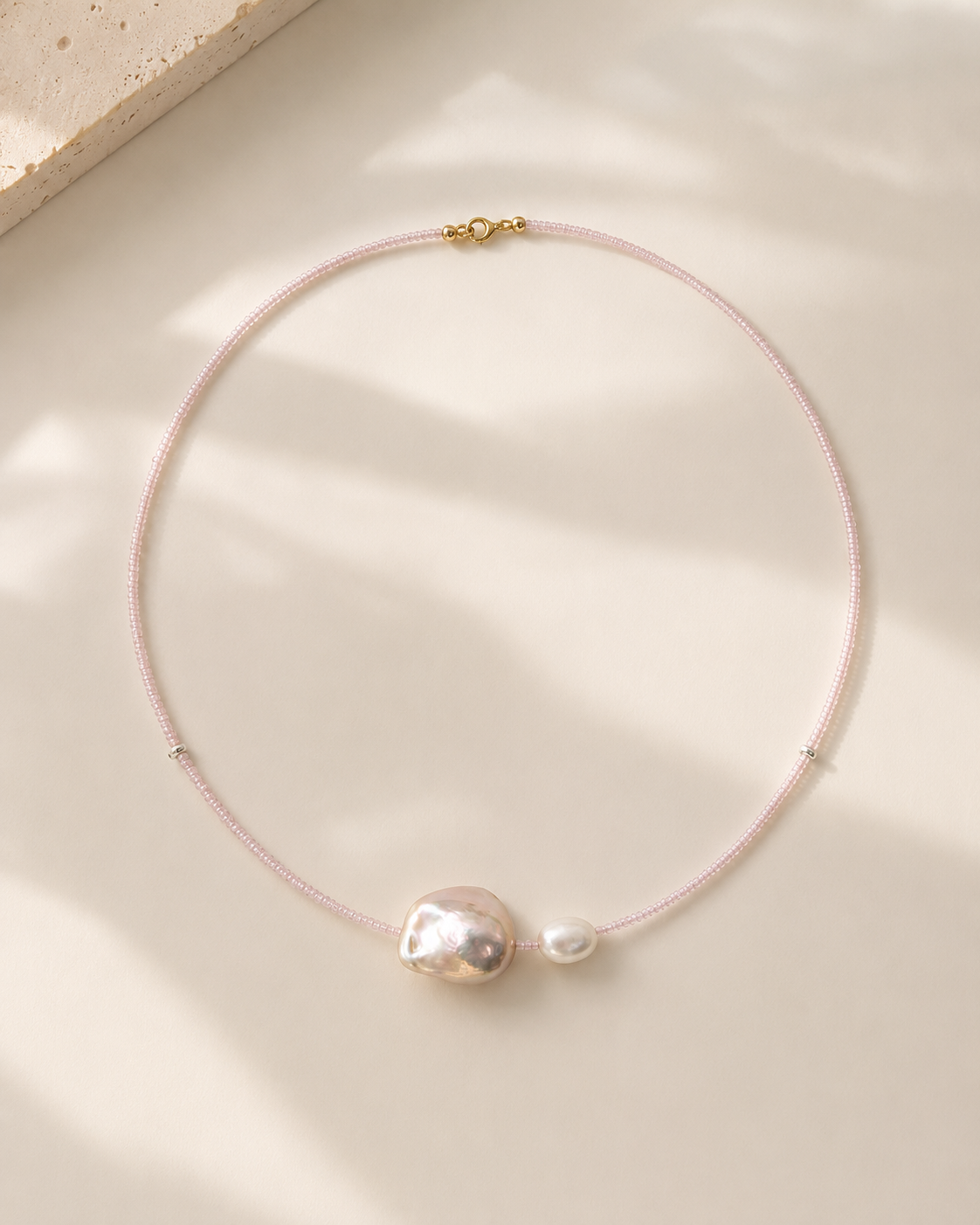 Blush Tide Pearl Necklace