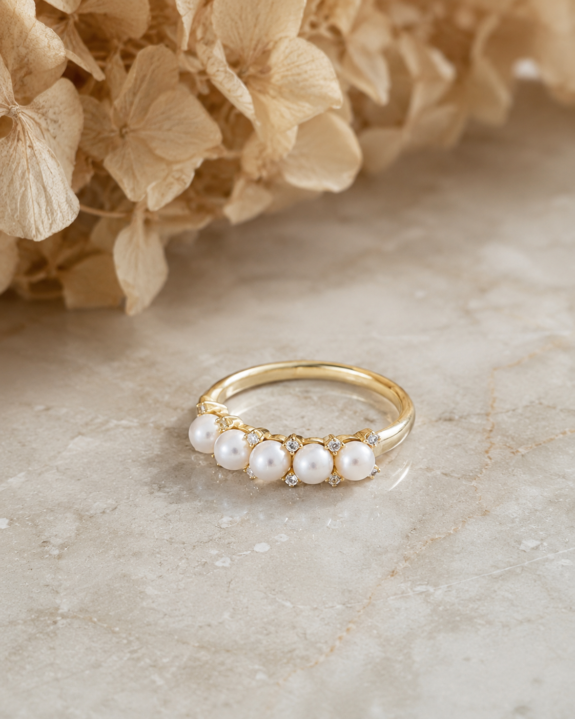 Serena Pearl Ring