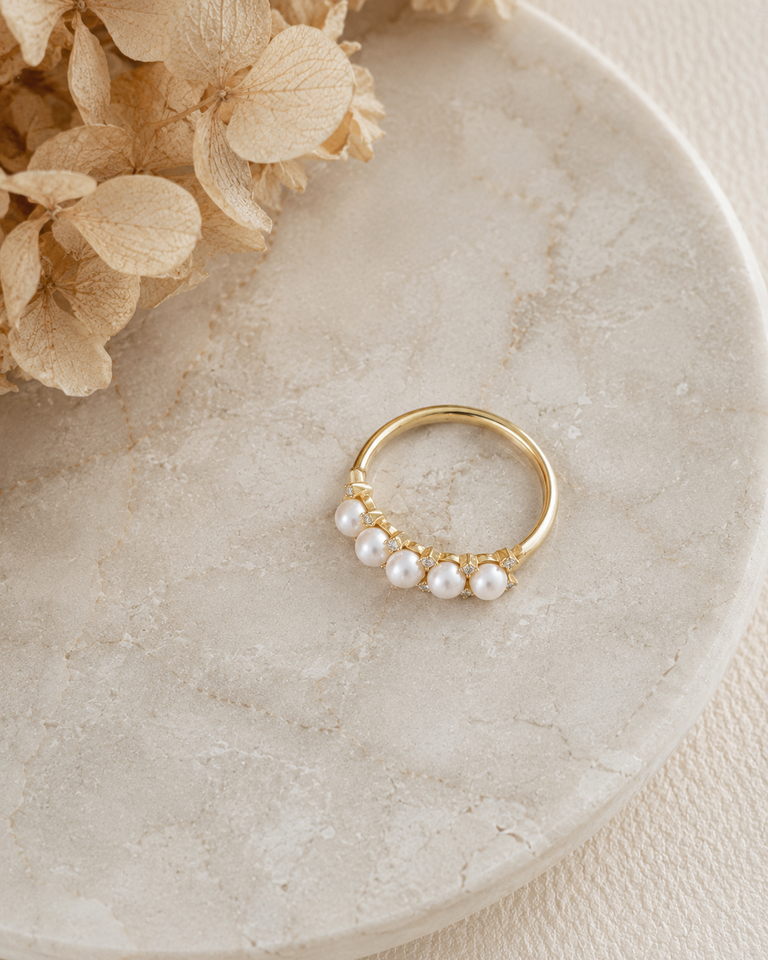 Serena Pearl Ring