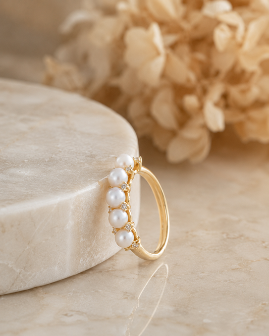 Serena Pearl Ring