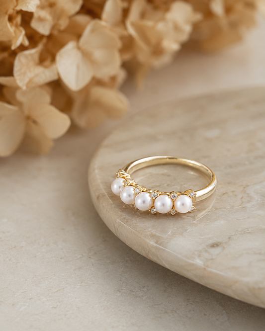 Serena Pearl Ring
