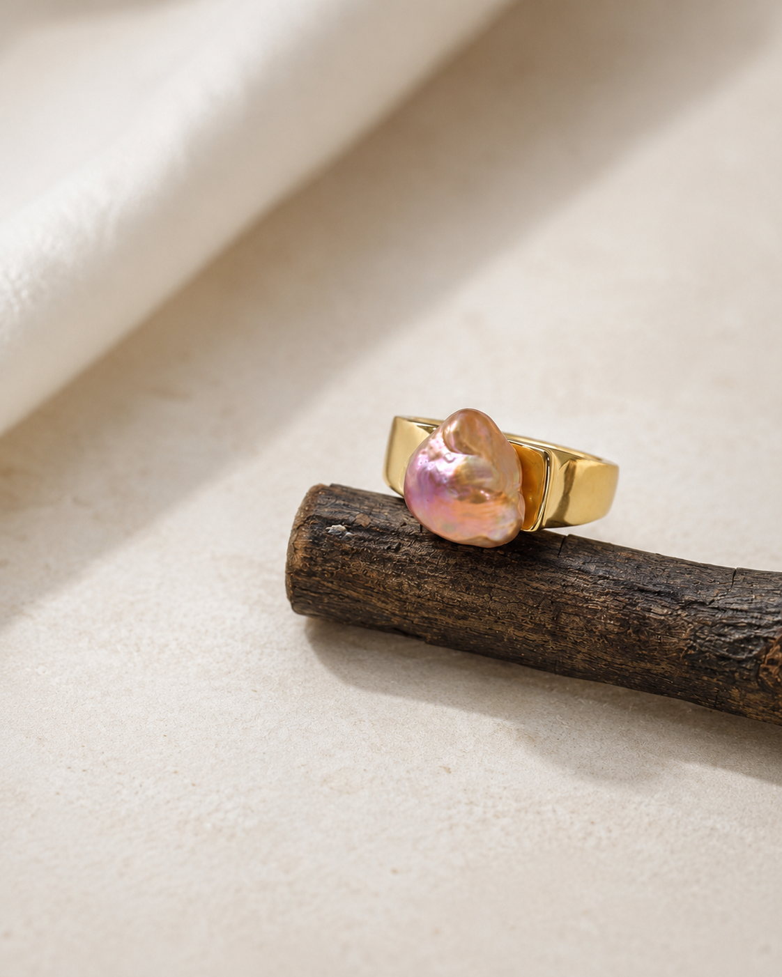 Aurelia Baroque Pearl Ring