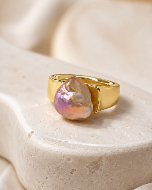Aurelia Baroque Pearl Ring