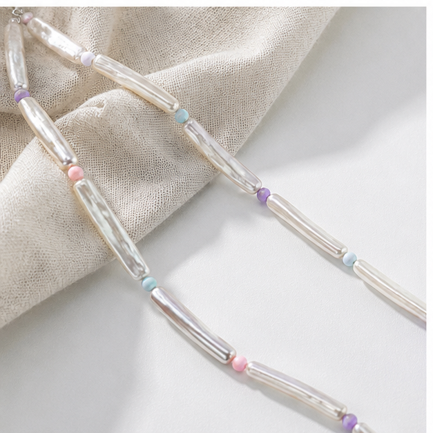 Opaline Pearl Necklace