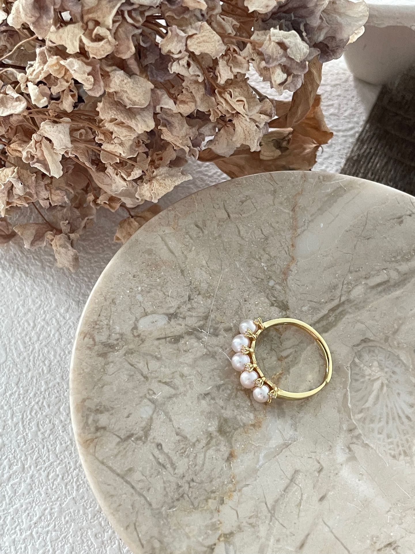 Serena Pearl Ring