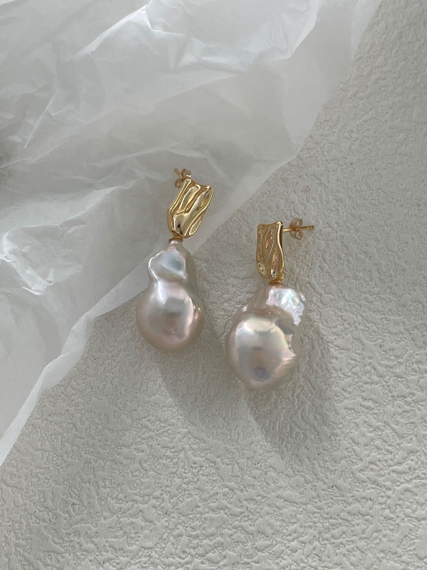 Ophelia Baroque Pearl Earrings